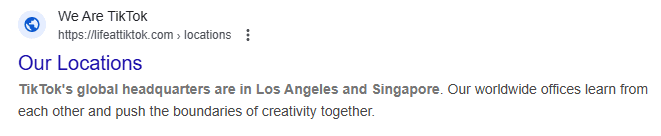 tiktok mở công ty offshore