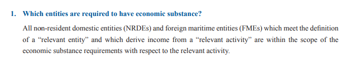 Doanh nghiệp thuộc phạm vi áp dụng Economic Substance tại Marshall Islands